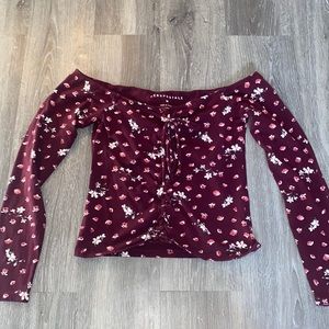Long sleeve Aeropostale floral shirt